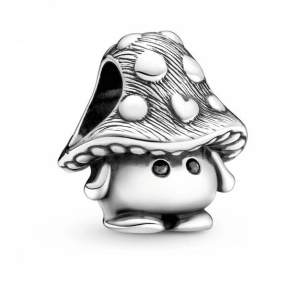 Pandora Silver Mushroom Charm - Picture 1 of 5